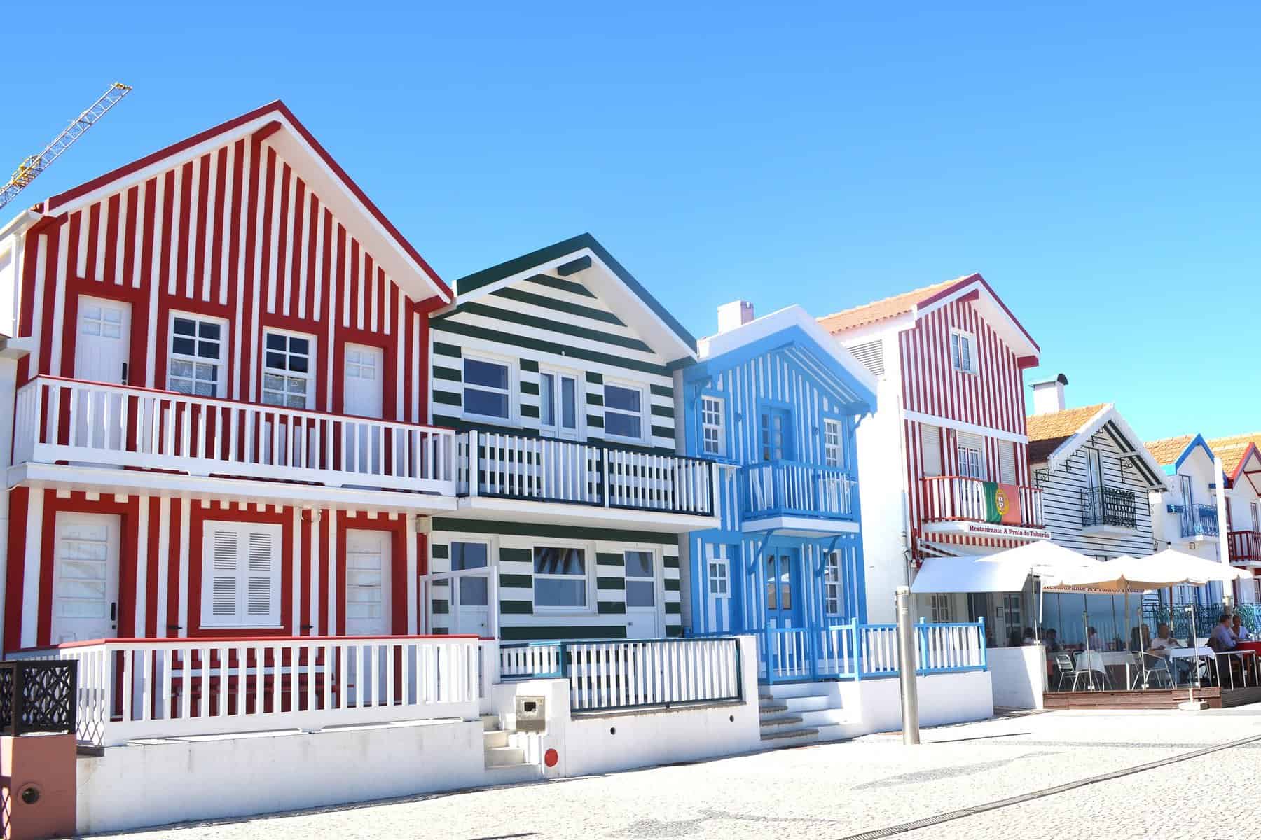 Aviero houses at Costa Nova