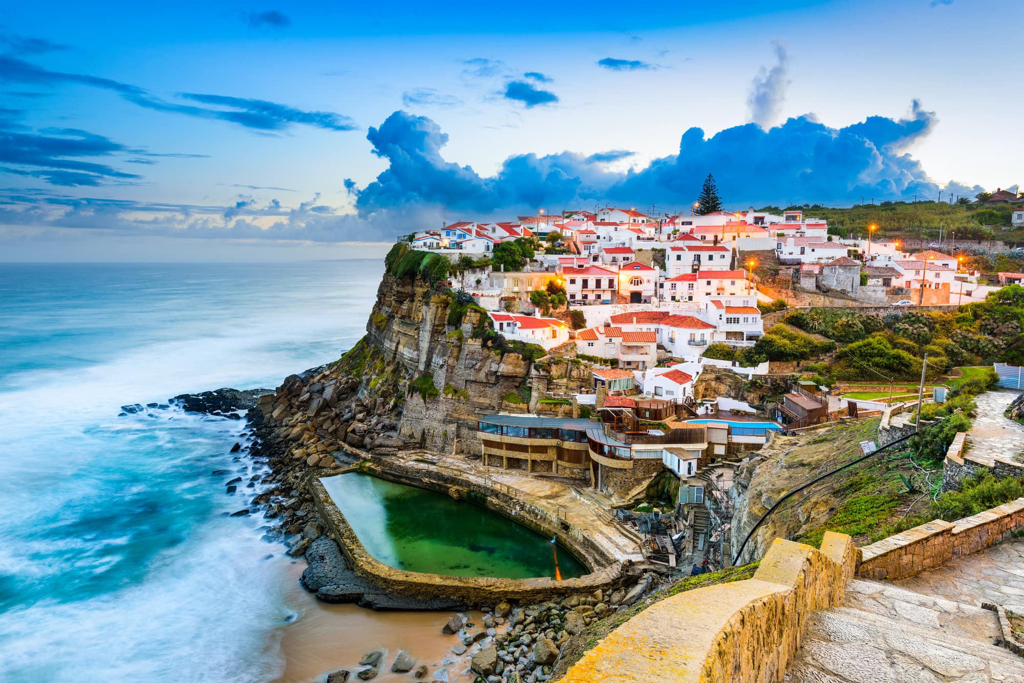 Azenhas do Mar, Portugal coastal town.