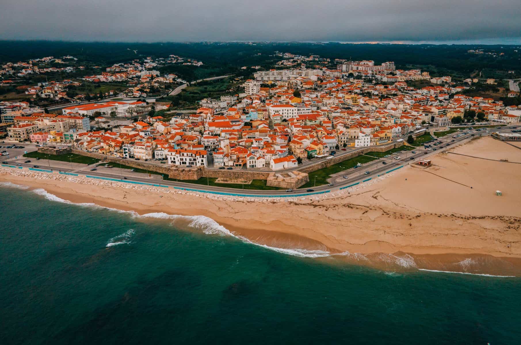 Figueira da Foz - BUARCOS PORTUGAL from the air