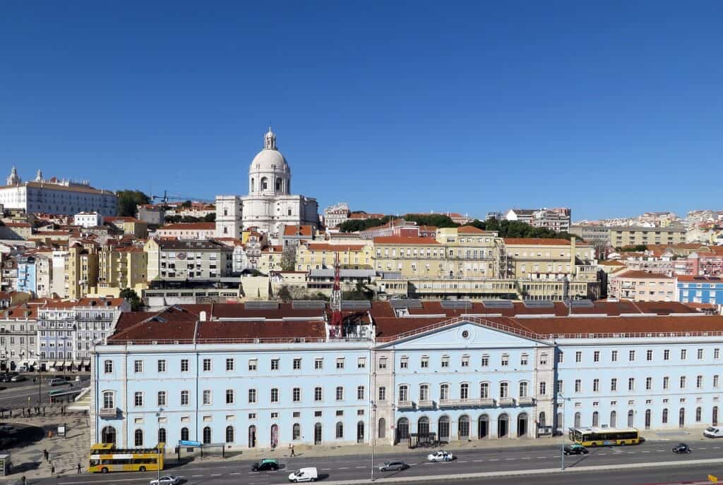 Church of Santa Engrácia above Lisbon Harbor