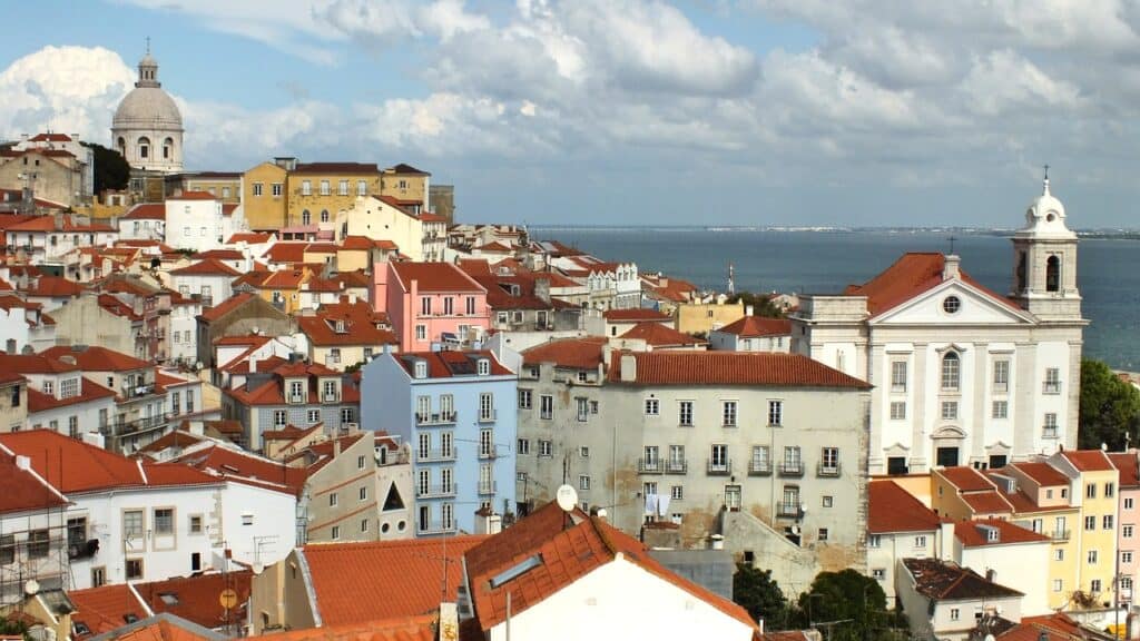Alfama neighborhood in Lisbon