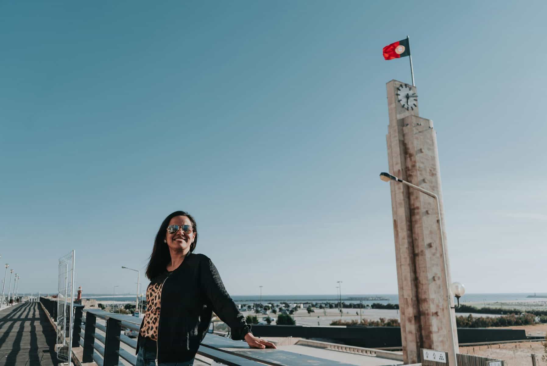 Figueira da Foz - CLOCK TOWER ON THE BEACH