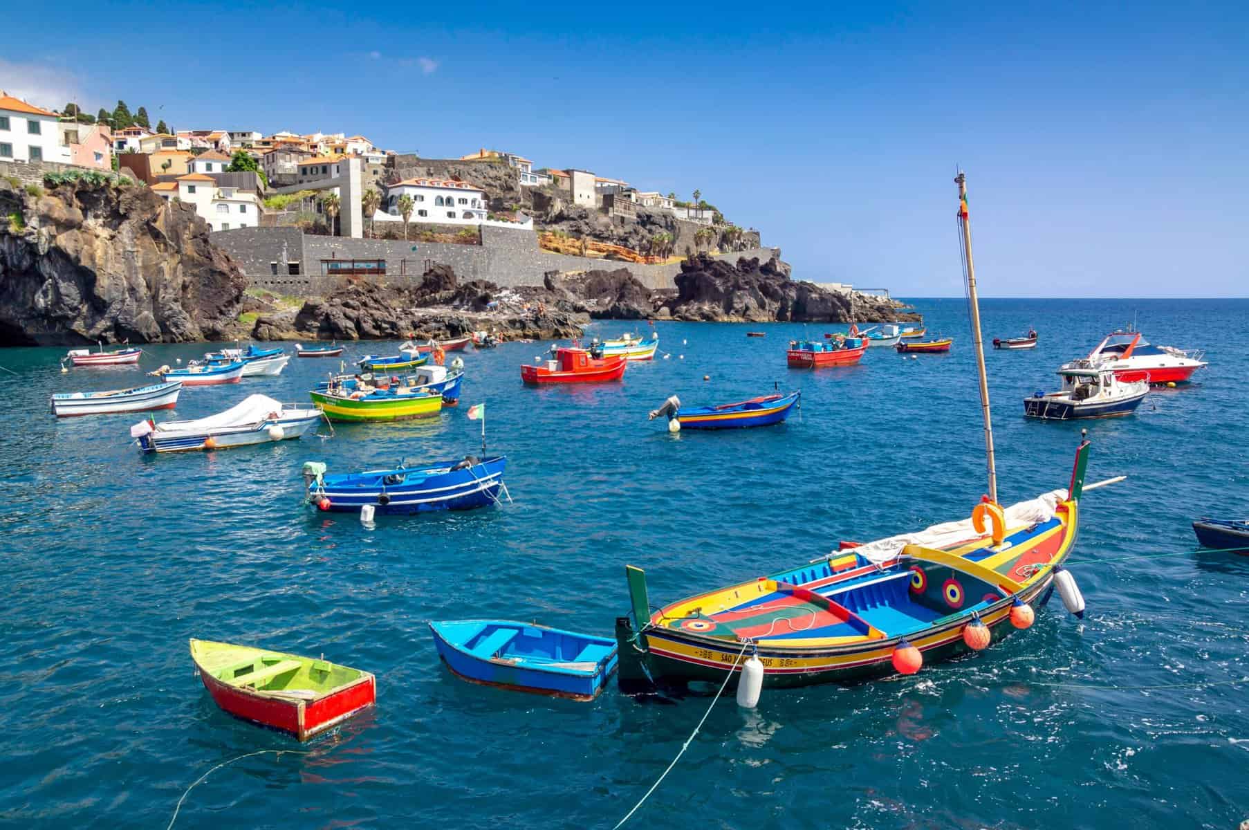 Madeira - Portugal - Camara de Lobos boats