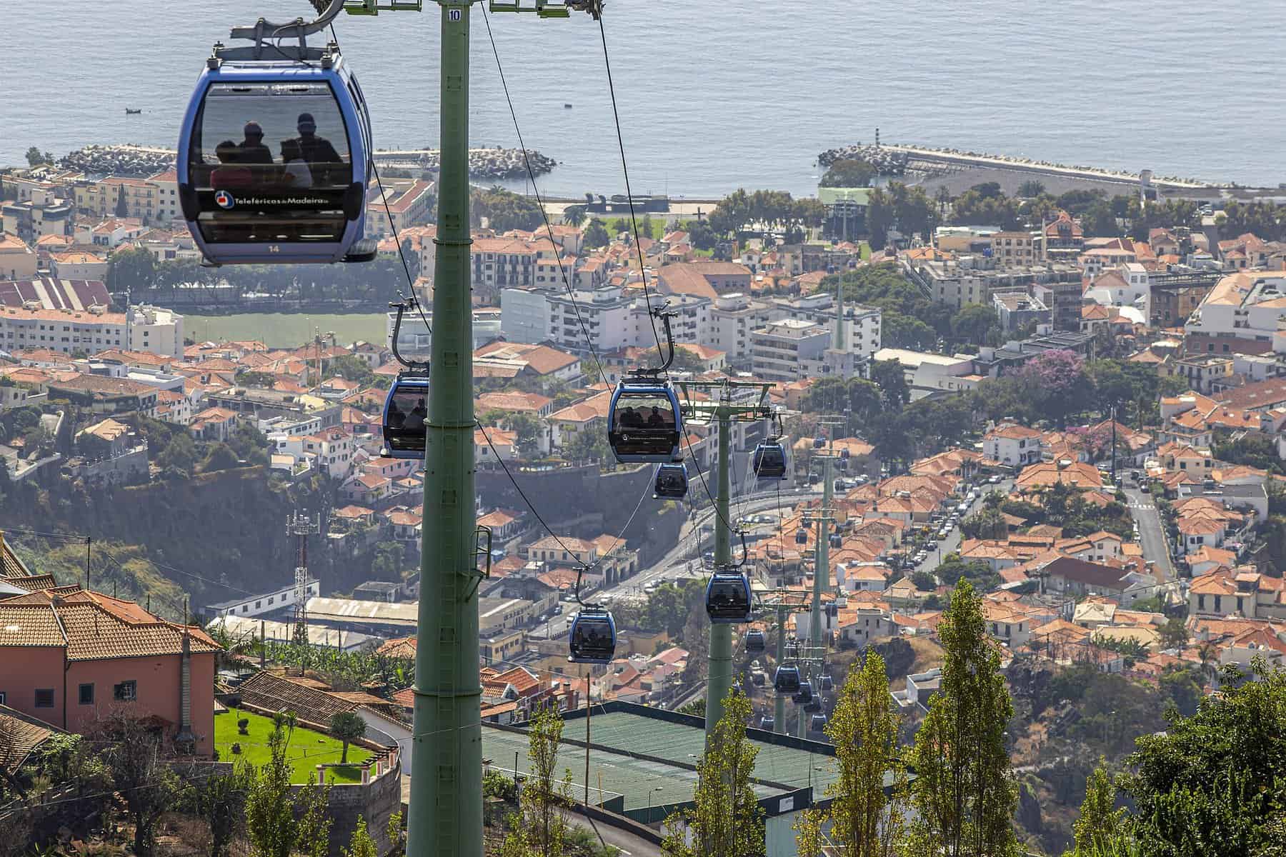 Madeira - Portugal - Funchal - cable car