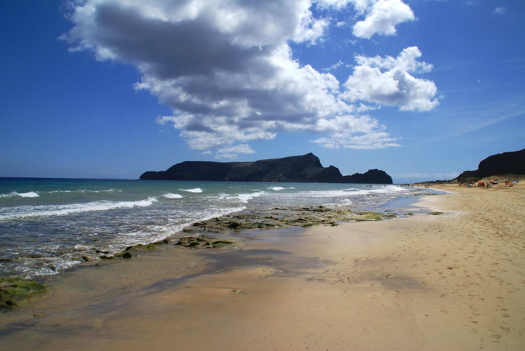 Madeira - Portugal - Porto Santo Island view to Ilhéu da Cal