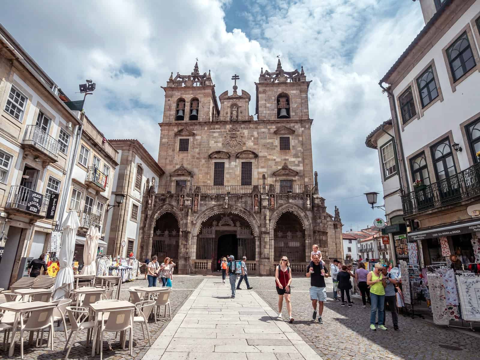 Braga - Portugal - SE Cathedral AND STREET