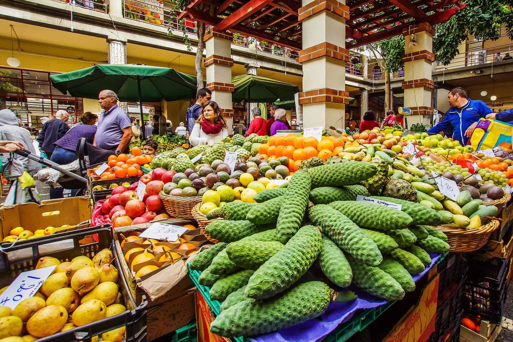 Madeira - Portugal - Funchal - farmers market