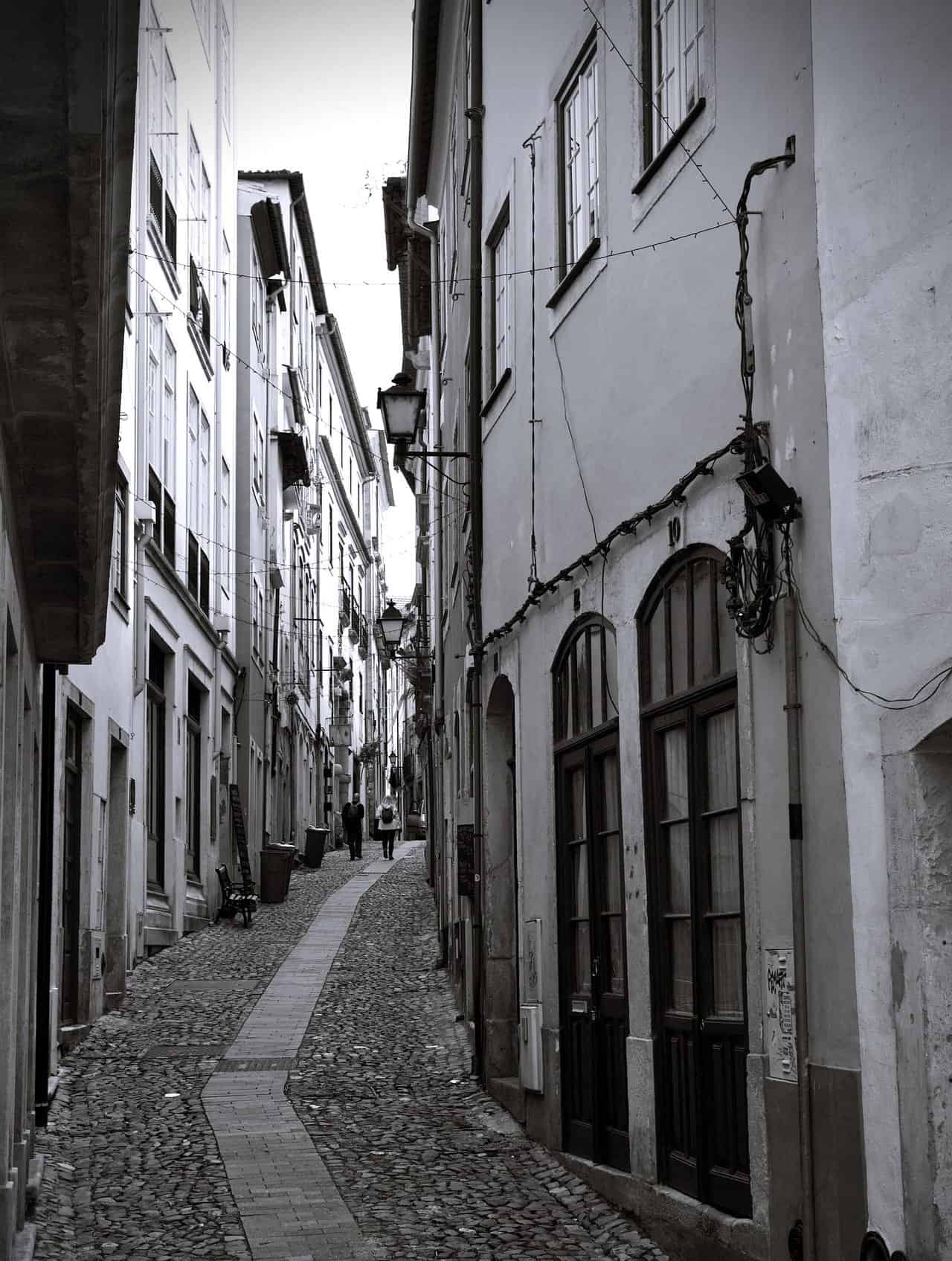 Coimbra - Portugal - NARROW UPHILL STREETS