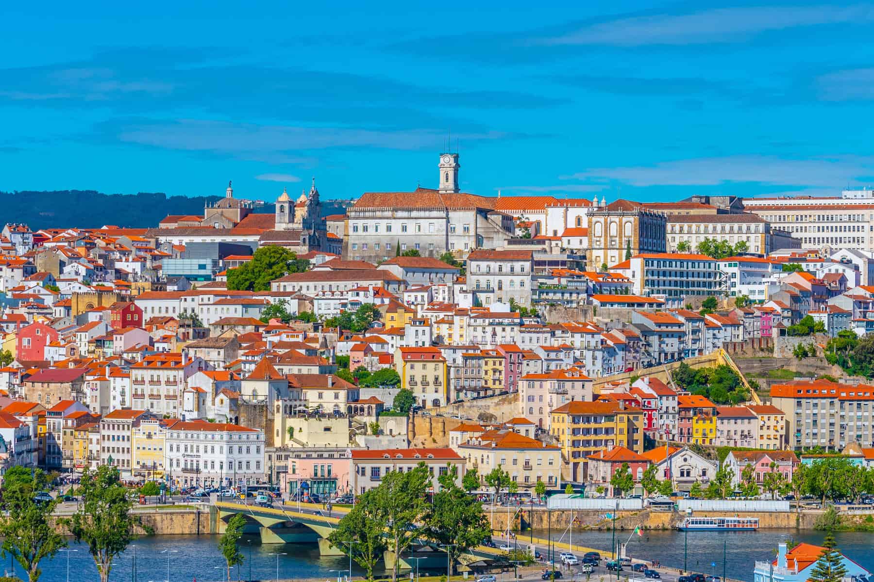 Coimbra - Portugal - Panoramic View from the West side