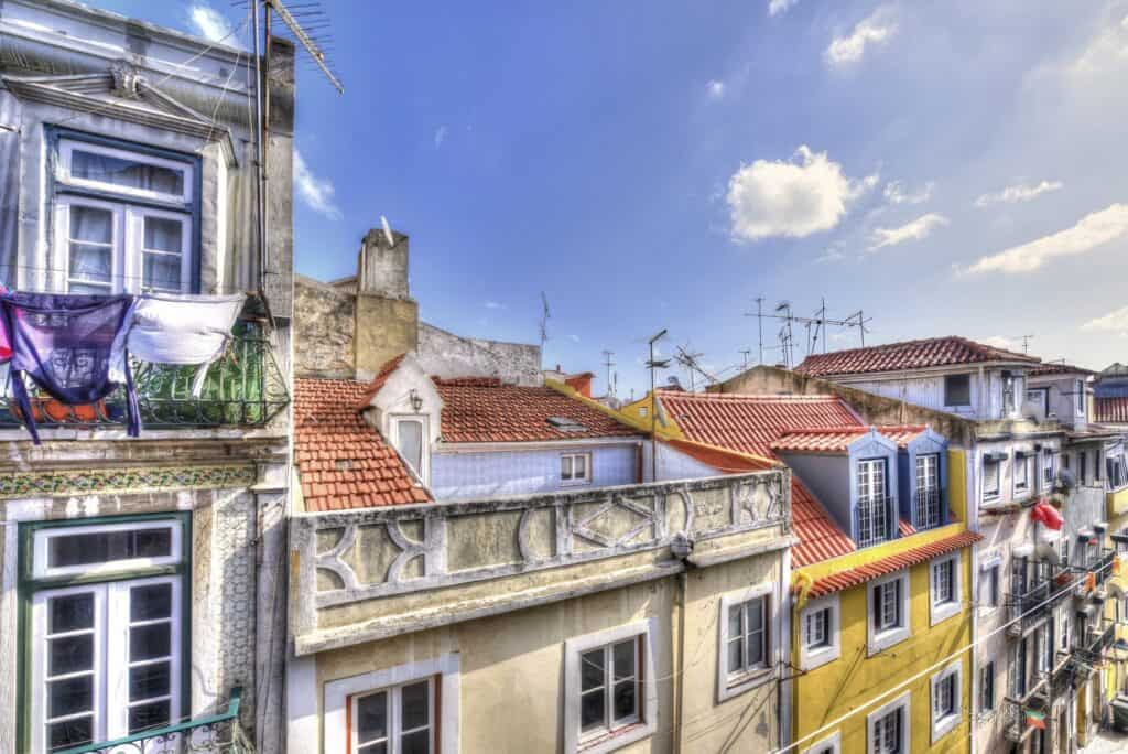 Lisbon-Portugal-BAIRO-ALTO-BUILDINGS