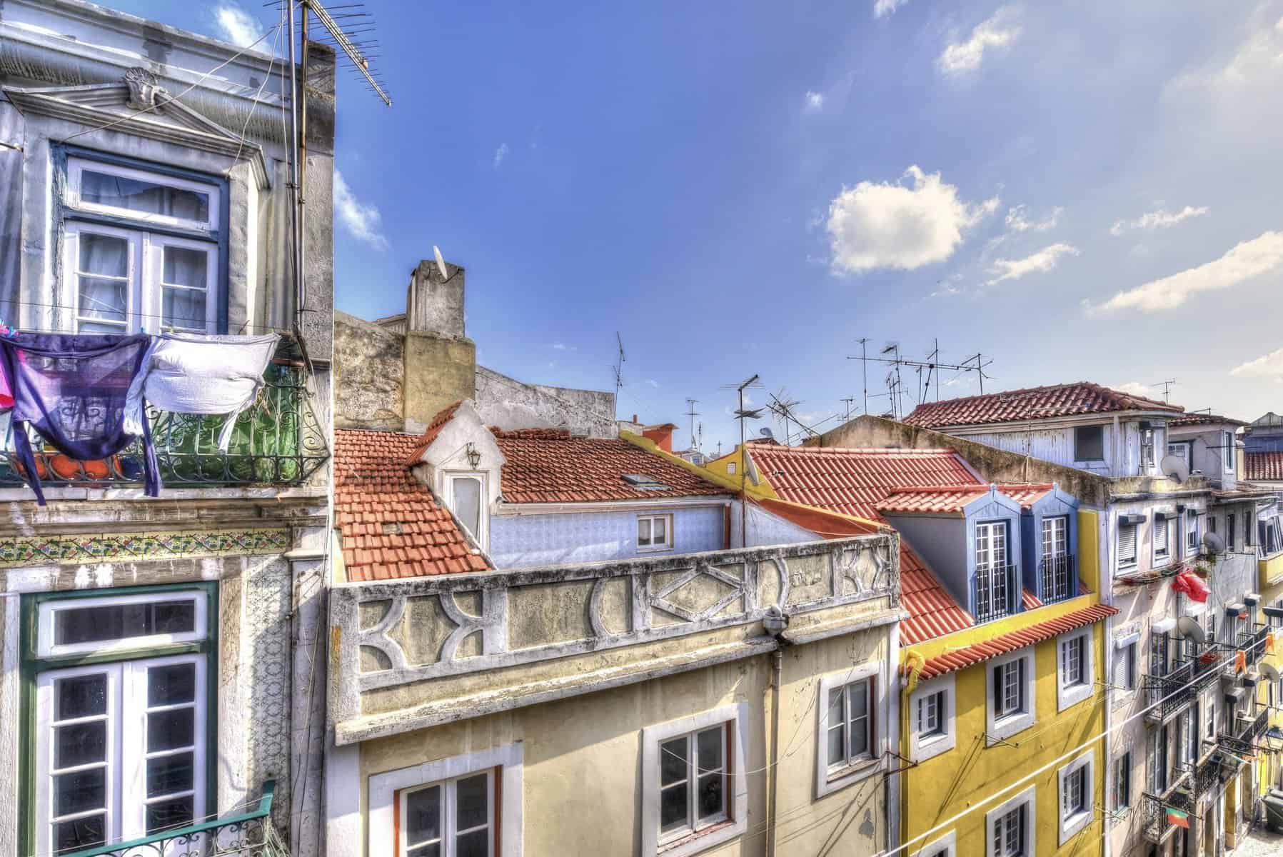 Lisbon-Portugal-BAIRO-ALTO-BUILDINGS