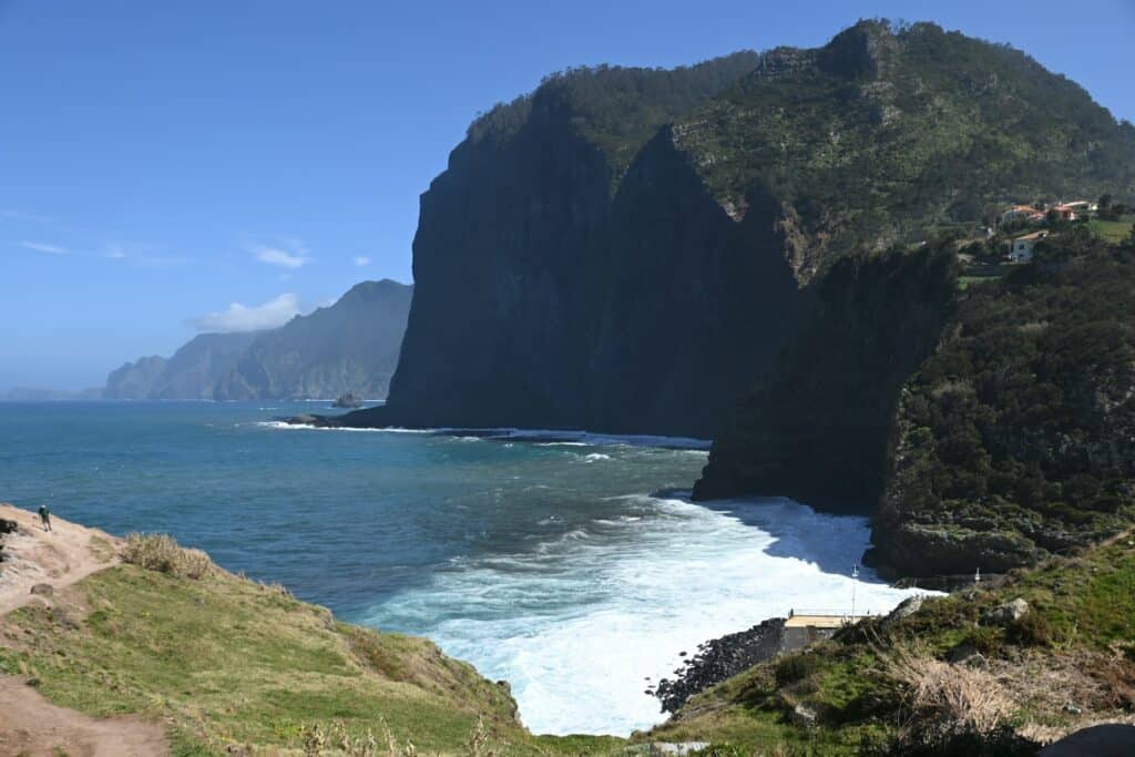 Madeira-Portugal-Green-cliffs-mountains-and-sea