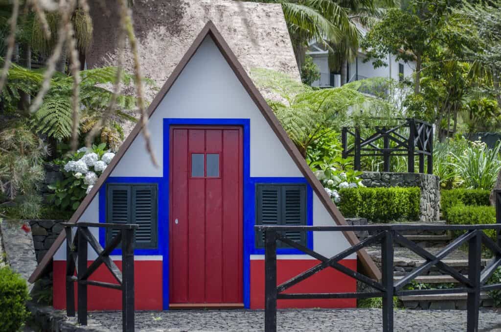 Madeira-Portugal-Snatana-triangle-roof-house