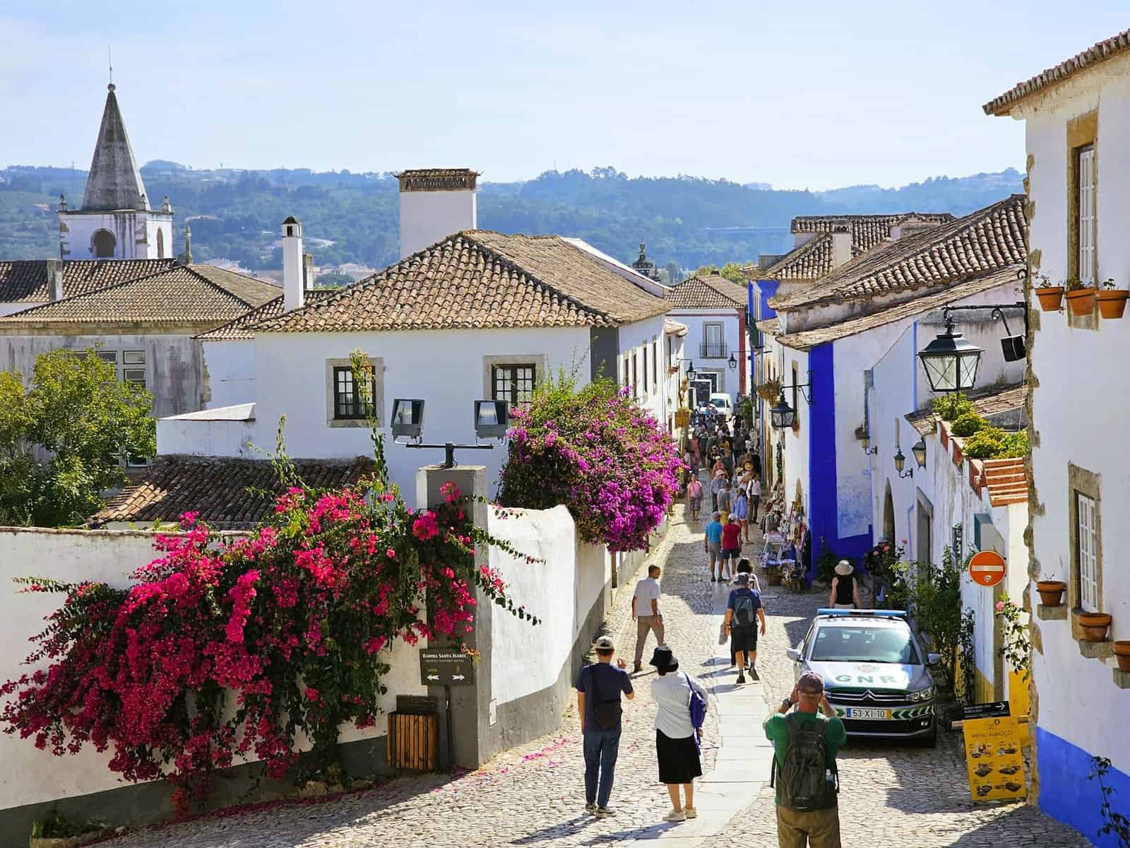 Obidos-Portugal-cubbled-streets
