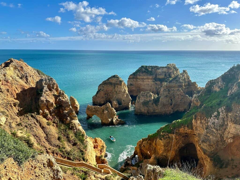 Lagos-Portugal-Ponta-da-Piedade-stairs