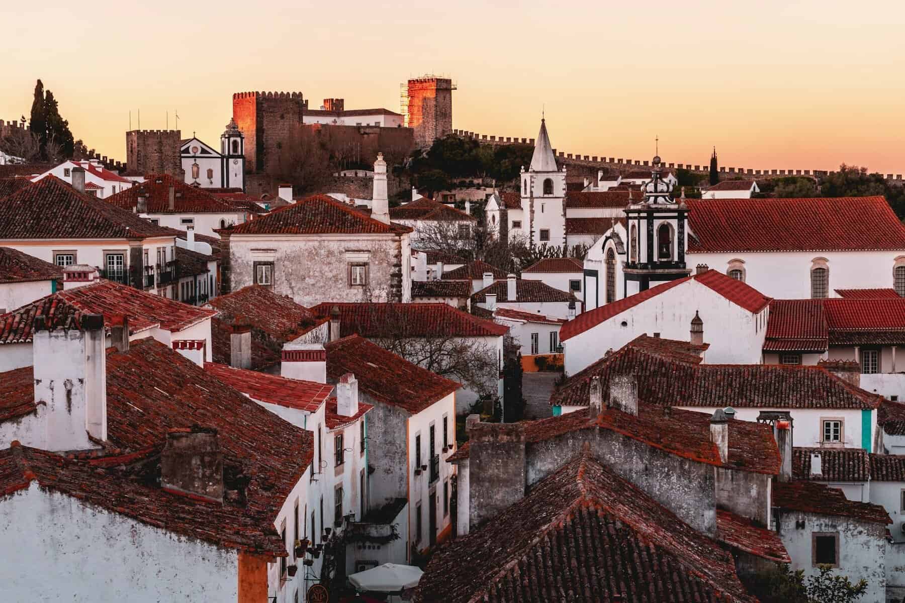 Obidos-Portugal-medival-TOWN-EVENING
