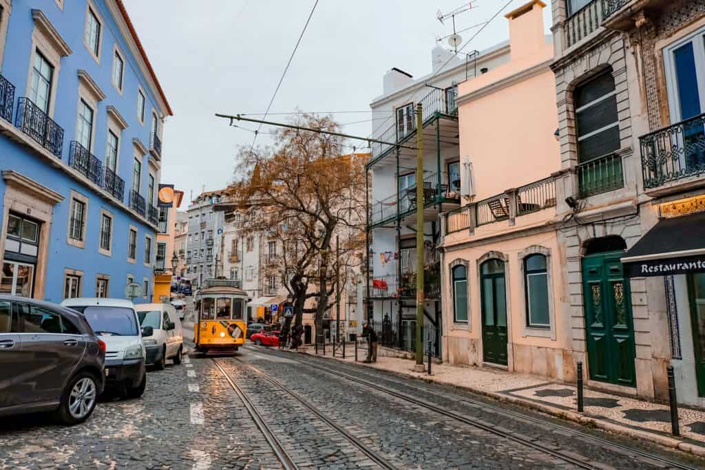 Lisbon-Portugal-Tram-winter